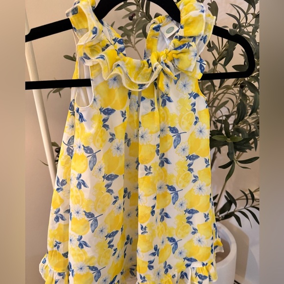 Little Me lemon dress Size 2T - Picture 6 of 6